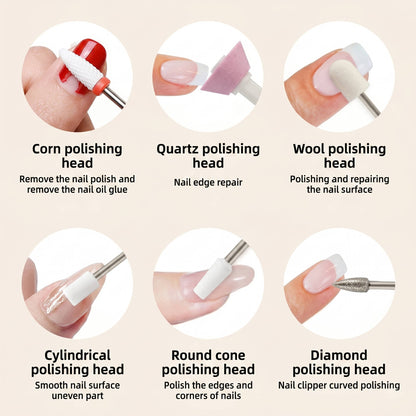 Compact Electric Nail Care System for Effortless Manicures and Pedicures
