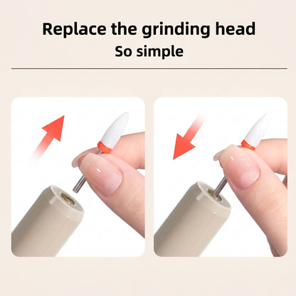 Compact Electric Nail Care System for Effortless Manicures and Pedicures