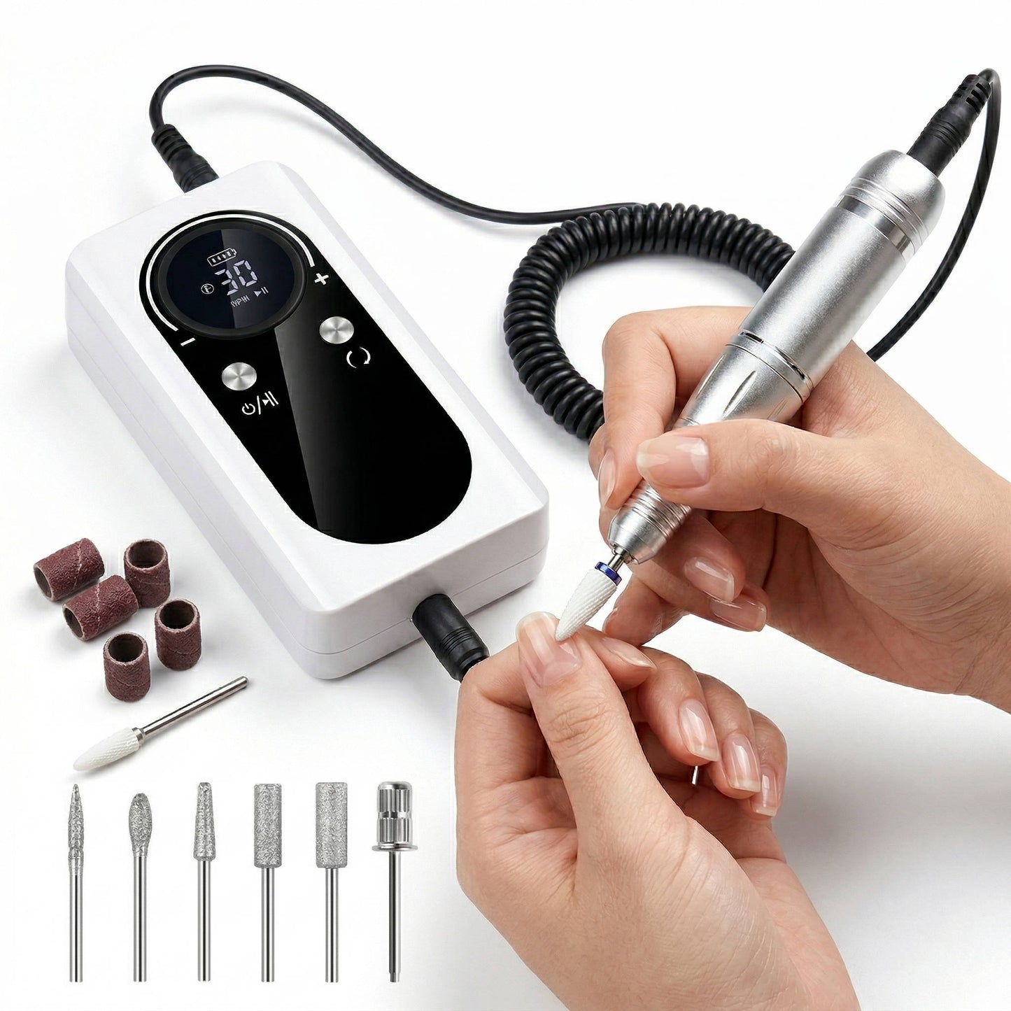 Professional Nail Care Electric Drill with 45,000 RPM Power