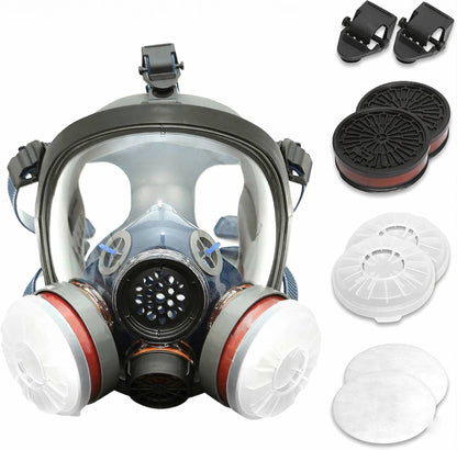 Ultimate Full Face Protection Respirator with Anti-Fog Shield