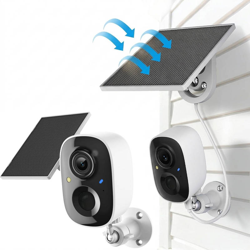 Advanced Solar-Powered Security Camera Duo for Year-Round Protection