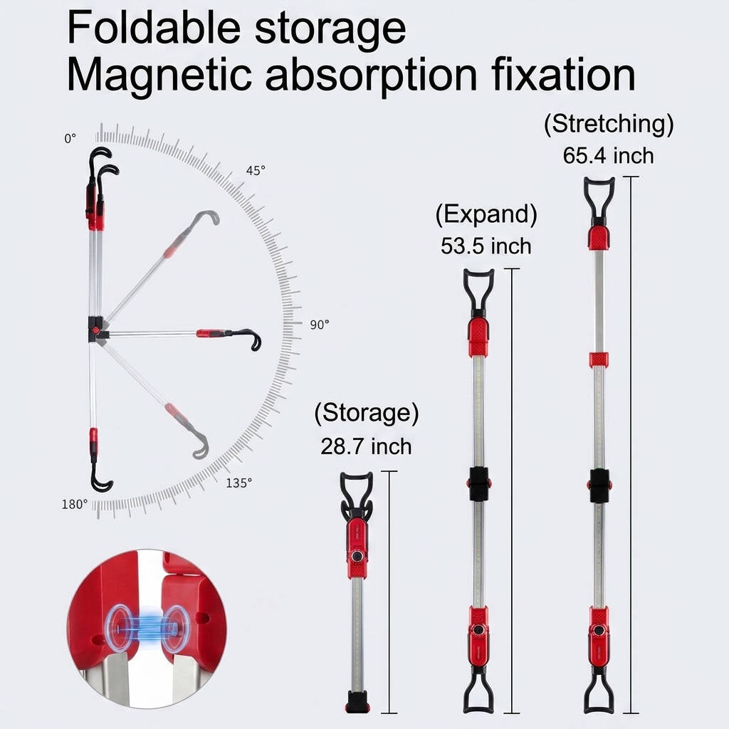 Magnetic Rechargeable Workshop Light for Automotive Tasks