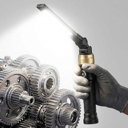 Versatile Magnetic LED Work Light, 5000mAh Rechargeable 1200 Lumens