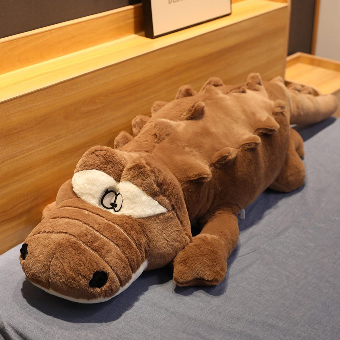 Comforting Plush Crocodile Toy – Allergy-Safe Large Stuffed Animal