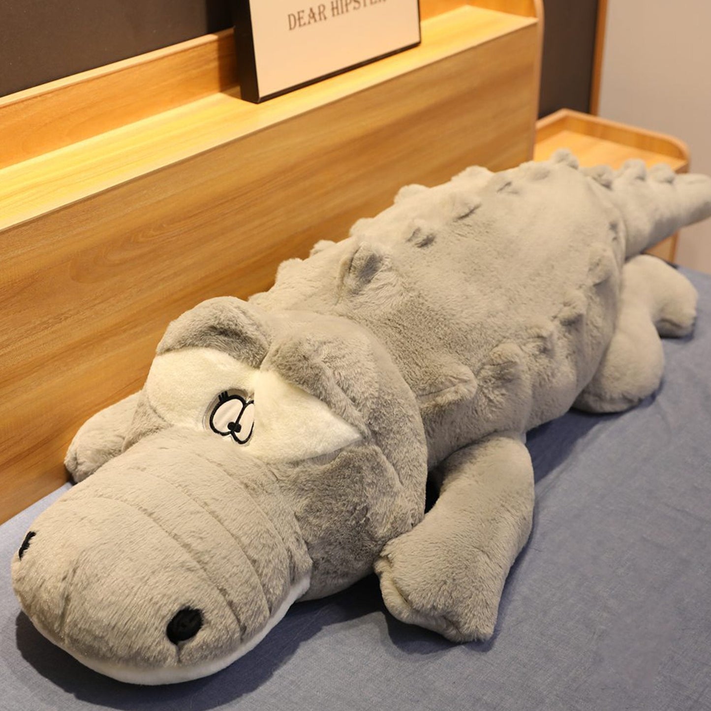 Comforting Plush Crocodile Toy – Allergy-Safe Large Stuffed Animal