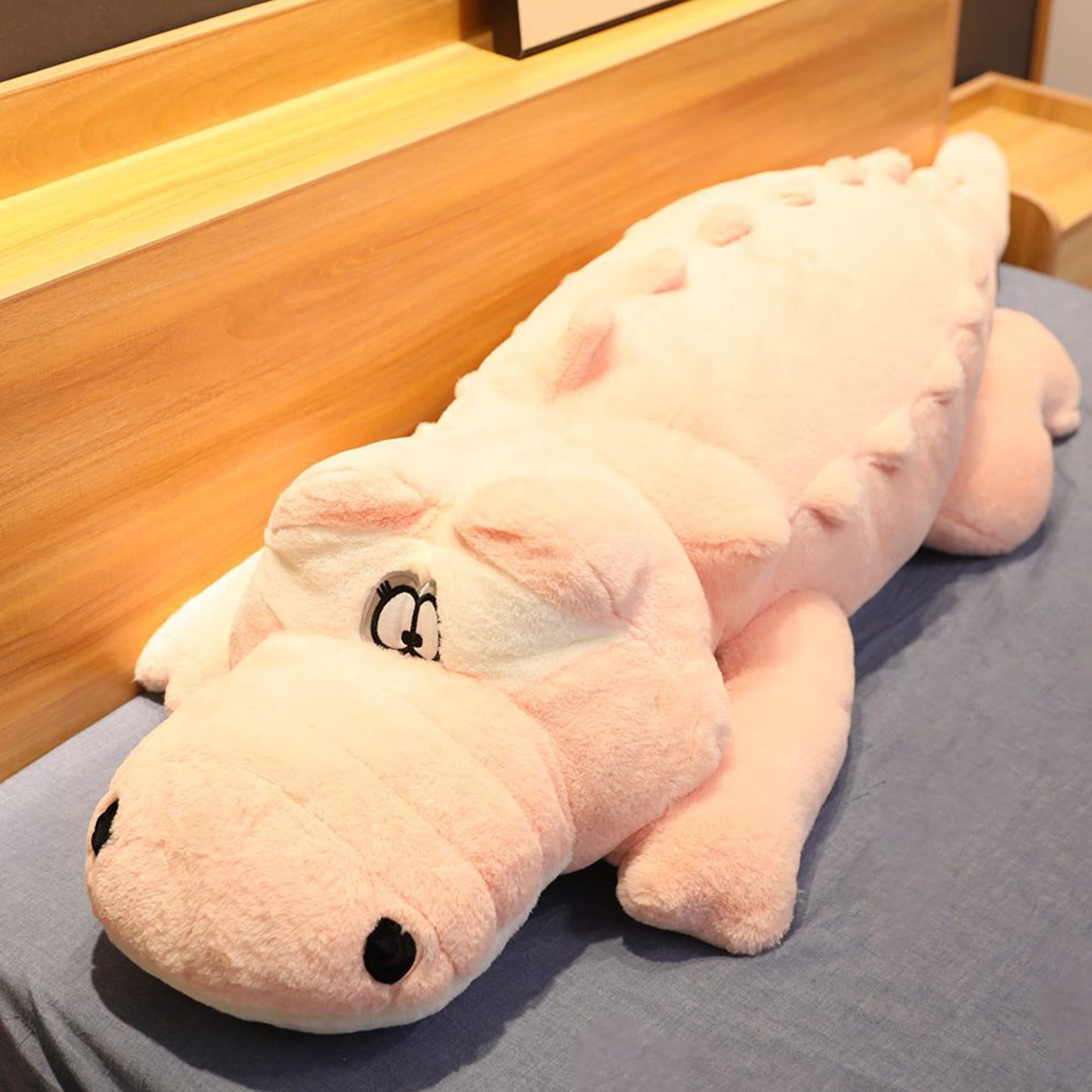 Comforting Plush Crocodile Toy – Allergy-Safe Large Stuffed Animal