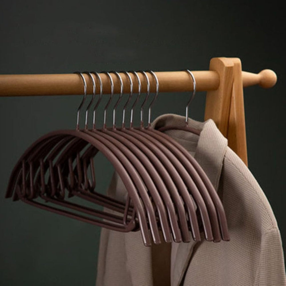 Soft-Touch Ergonomic Clothes Hangers for Organized Wardrobe