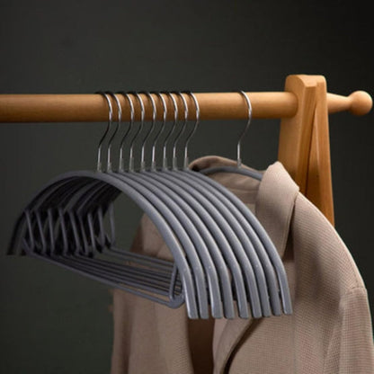 Soft-Touch Ergonomic Clothes Hangers for Organized Wardrobe