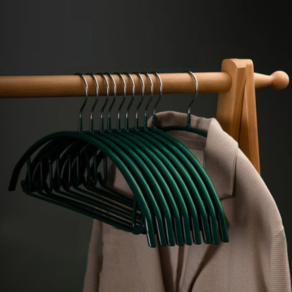 Soft-Touch Ergonomic Clothes Hangers for Organized Wardrobe