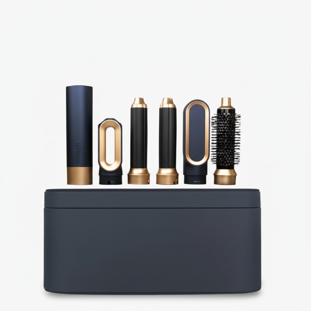 Ionic Hot Air Brush - 5 Functions for Frizz-Free Hair - 1000W