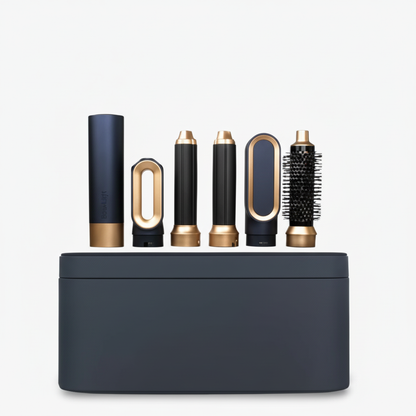 Ionic Hot Air Brush - 5 Functions for Frizz-Free Hair - 1000W