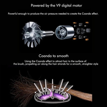 Ionic Hot Air Brush - 5 Functions for Frizz-Free Hair - 1000W