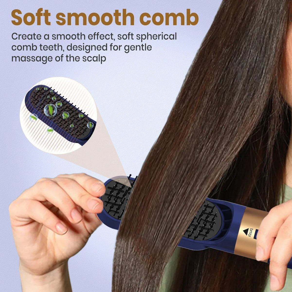 Ionic Hot Air Brush - 5 Functions for Frizz-Free Hair - 1000W