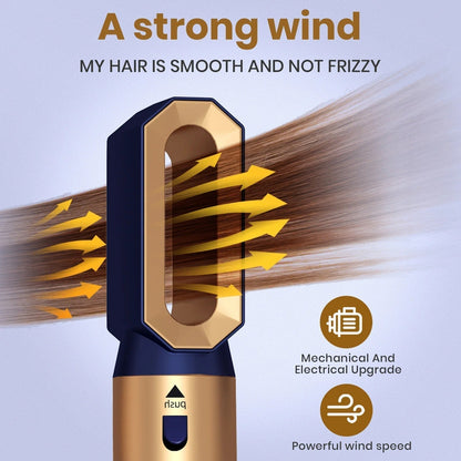 Ionic Hot Air Brush - 5 Functions for Frizz-Free Hair - 1000W