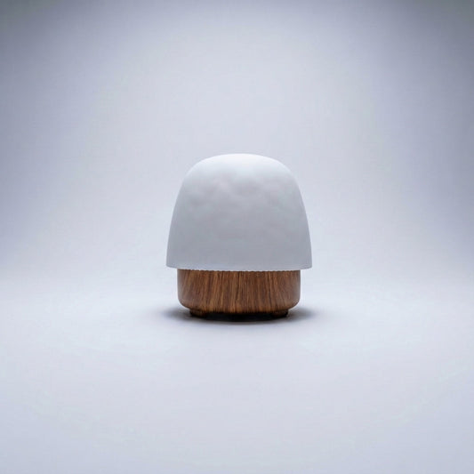 Adjustable Brightness and Color Table Lamp – Cozy Metal and Glass Design