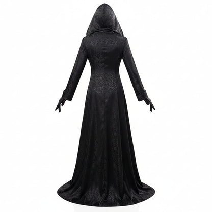 Gothic Vampire Costume for Adults - Hooded Dress with Accessories