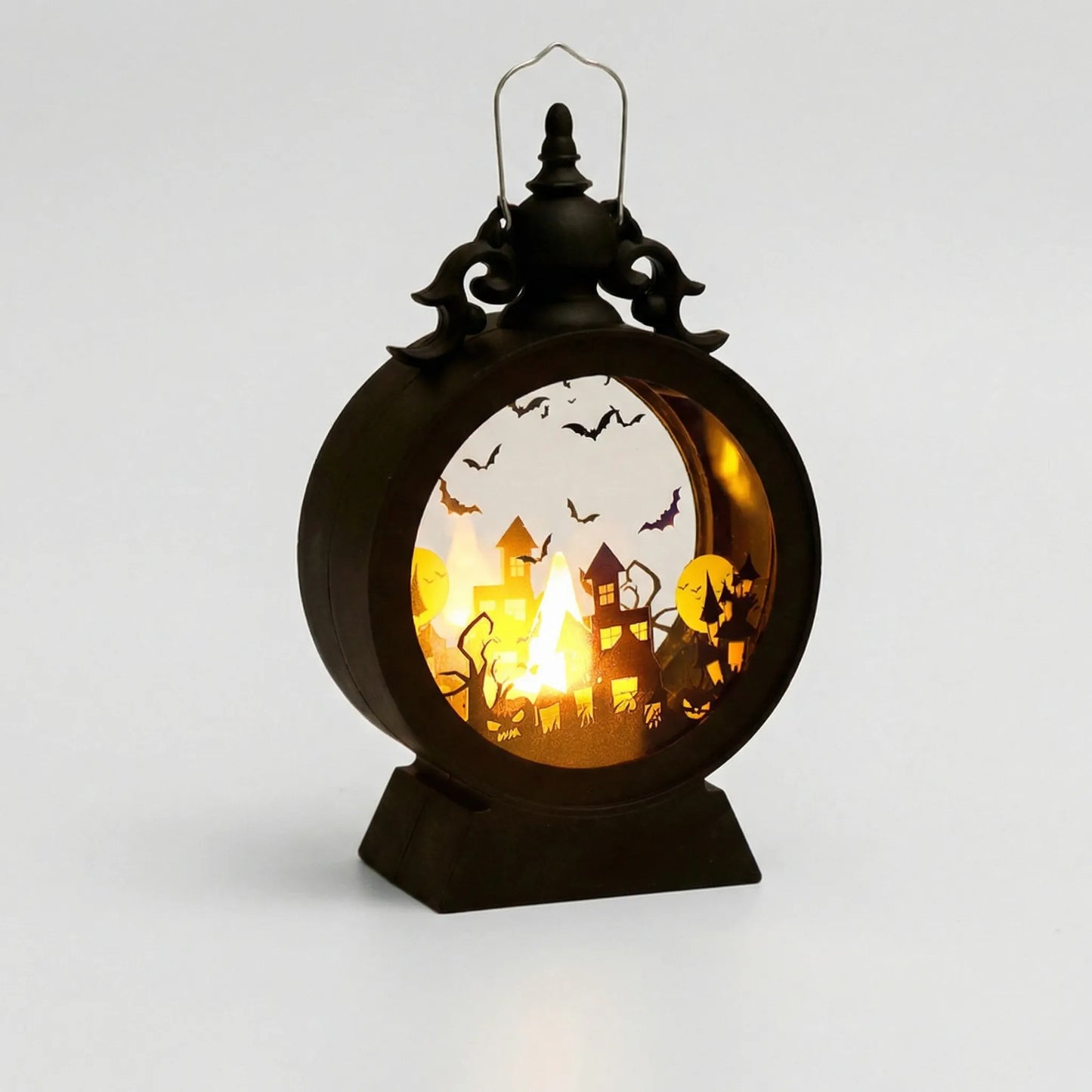Enchanting LED Lantern with Vintage Gothic Design