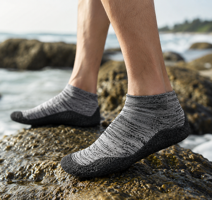 Aqua Water Shoes for Men and Women - Quick-Dry Non-Slip Swim Socks