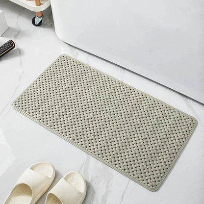 Quick-Drying Bath Mat with Suction Cups – Non-Slip Design for Safety