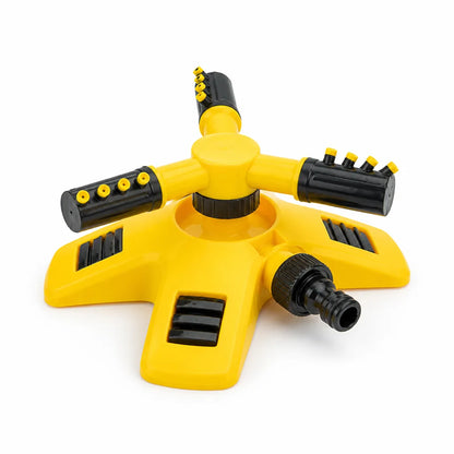 360° Rotating & Adjustable Spray Lawn Sprinkler (Weighted Base)