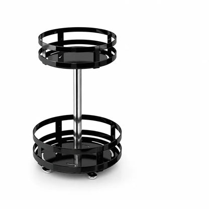 Adjustable Height Spice Rack (360° Rotating Turntable)