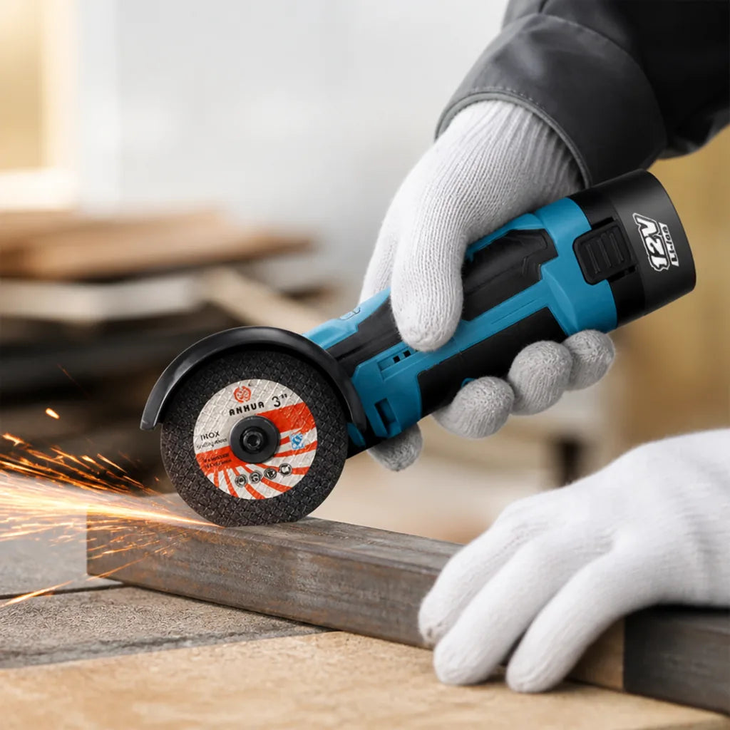 Angle Grinder Cordless 12V High-Speed 76mm