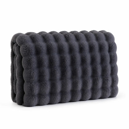 Anti-Pilling Bubble Texture Throw Blanket