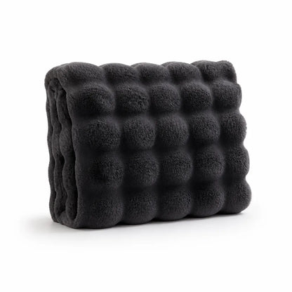 Anti-Pilling Bubble Texture Throw Blanket