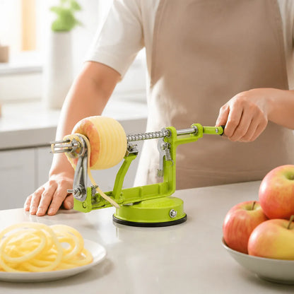 Apple Peeler Corer & Slicer Stainless Steel Suction Cup