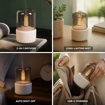 Aroma Diffuser 120ml USB-C Auto Shut-Off