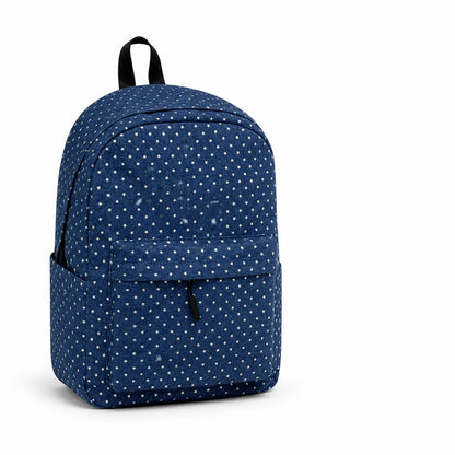 Backpack Star Pattern Spacious Interior & Ergonomic Straps