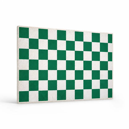 Bath Mat Checkered Absorbent Non-Slip Backing
