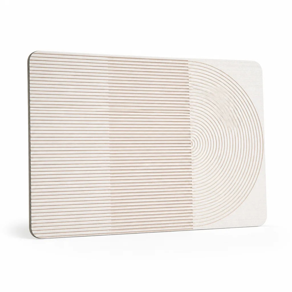 Bath Mat Geometric Design Non-Slip Backing & Machine Washable