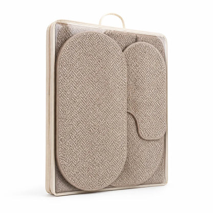 Bath Mat Set Textured Machine Washable & Quick Drying