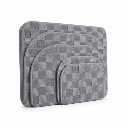 Bath Mat Set Textured Machine Washable & Quick Drying
