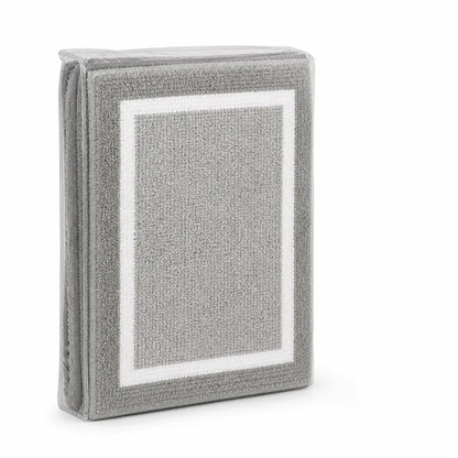 Bath Mat Set Textured Machine Washable & Quick Drying