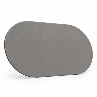 Bathroom Mat Soft Plush Oval Non-Slip Stain-Resistant