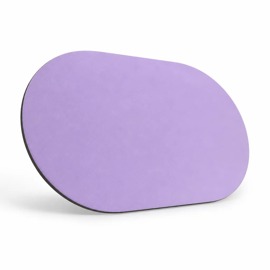 Bathroom Mat Soft Plush Oval Non-Slip Stain-Resistant