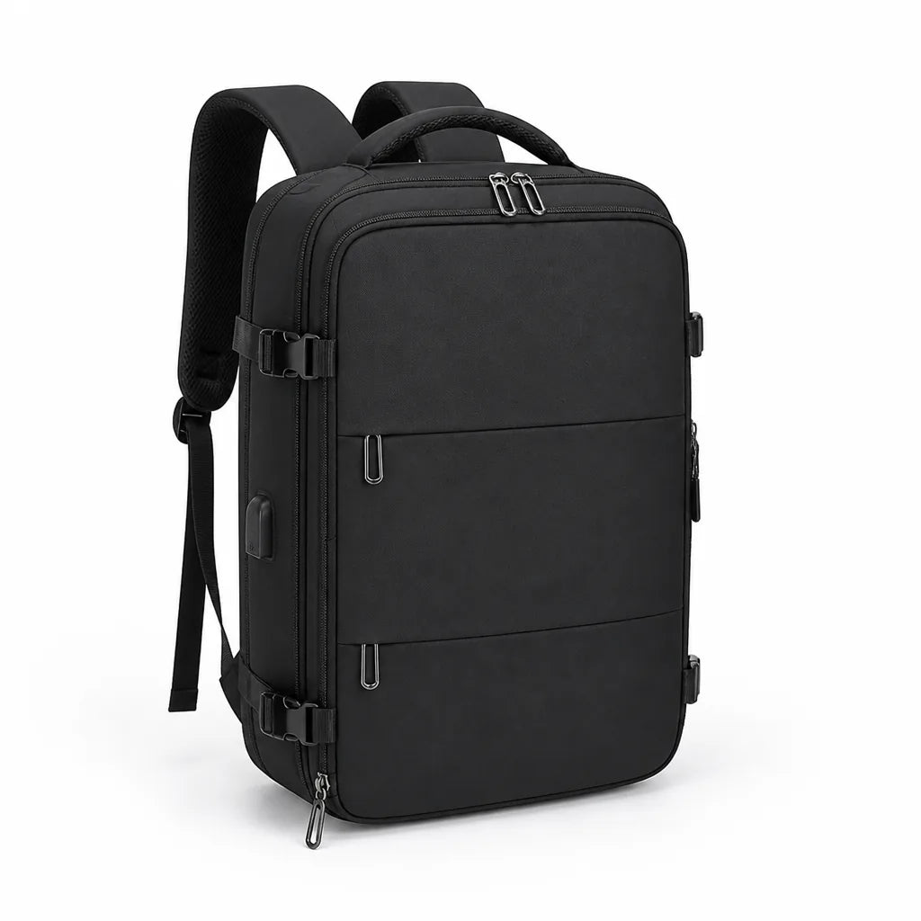 Business Backpack 180° Opening Integrated USB Padded Laptop Compartment