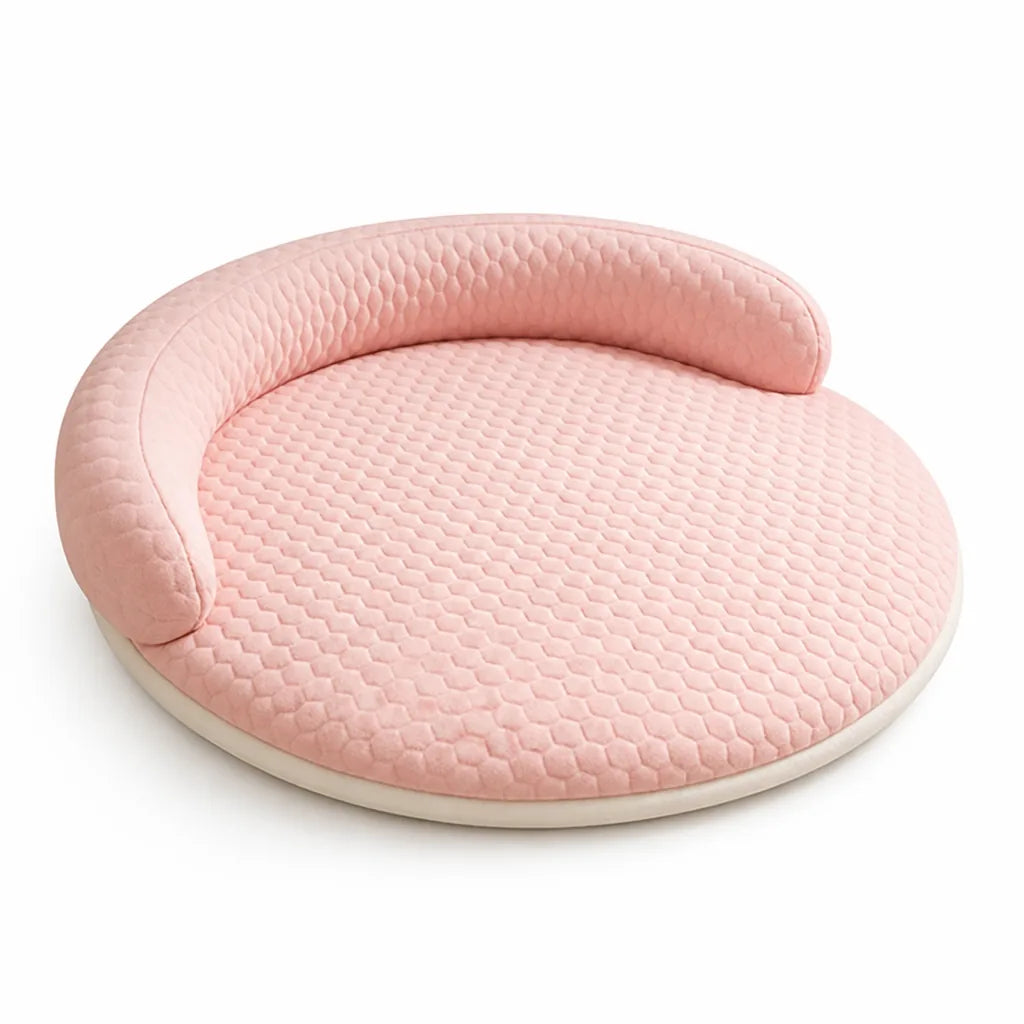 Cat Bed Orthopedic Foam & Cooling Ice Silk