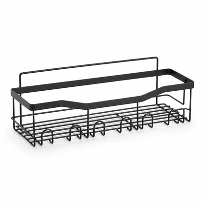 Corner Shower Shelf Tool-Free Adhesive Rust-Resistant Carbon Steel