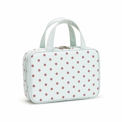 Cosmetic Bag Water-Repellent Multiple Pockets & Handles