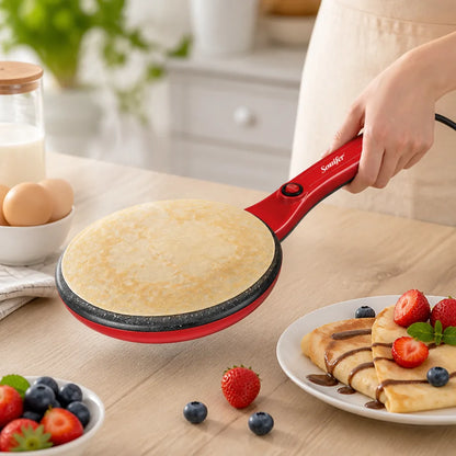 Crepe Maker 7.9 Inch Non-Stick Automatic Temperature Control