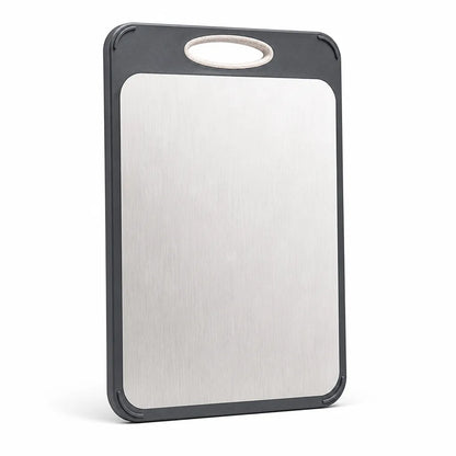 Cutting Board Dual-Sided Stainless Steel & Plant Fiber