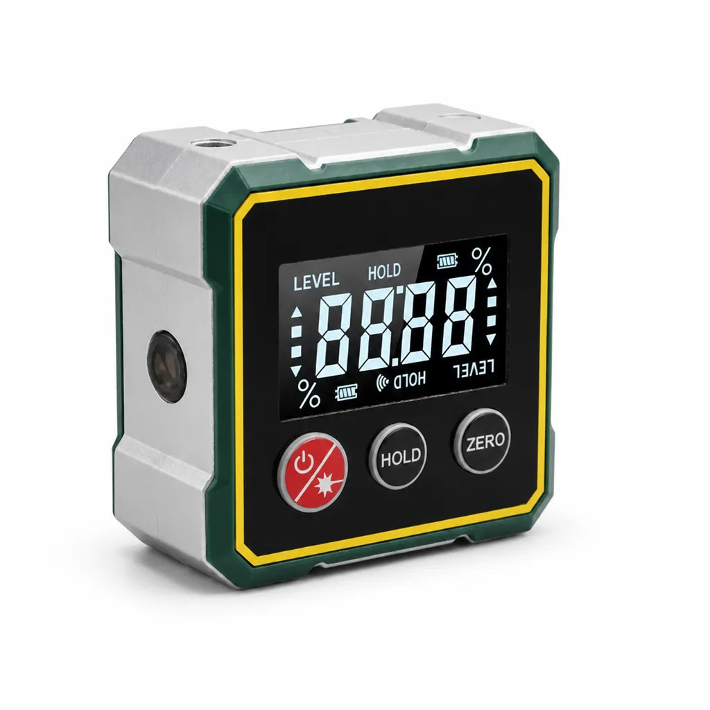 Digital Laser Dual-Display Angle Finder (Auto-Calibration)