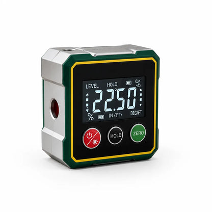 Digital Laser Dual-Display Angle Finder (Auto-Calibration)