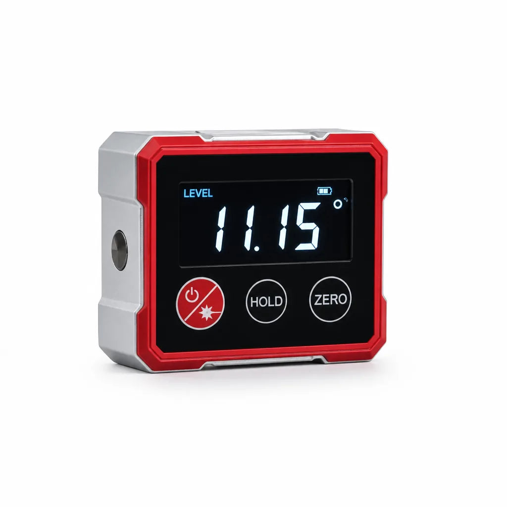 Digital Laser Dual-Display Angle Finder (Auto-Calibration)