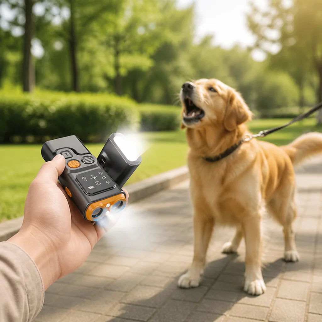 Dog Bark Stopper Ultrasonic & LED Flash Rechargeable