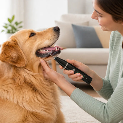 Dog Tartar Remover Ultrasonic Rechargeable & Portable