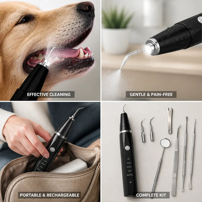 Dog Tartar Remover Ultrasonic Rechargeable & Portable